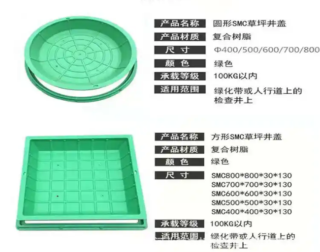 乌坡镇树脂复合种植井盖展示
